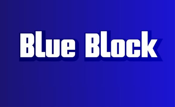 Blue Block: Bold, Playful Typography That Brings 80s Gaming Energy to Modern Design