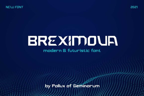 Breximova: A Futuristic Display Font for Impact