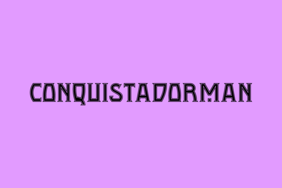 Conquistadorman: The Vintage Slab Serif That Solves Modern Design Challenges