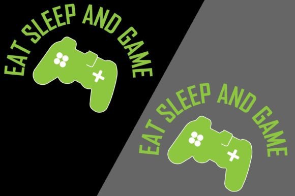 Eat Sleep and Game T-shirt Design