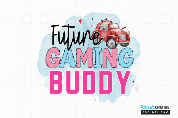 Future Gaming Buddy PNG Sublimation: Ultimate Creative Asset