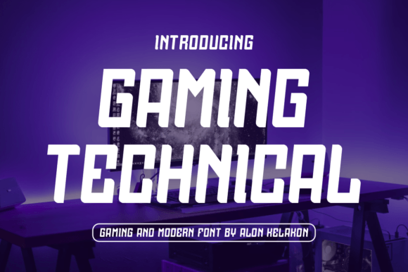 Gaming Technical: The Bold All-Caps Font for Creatives