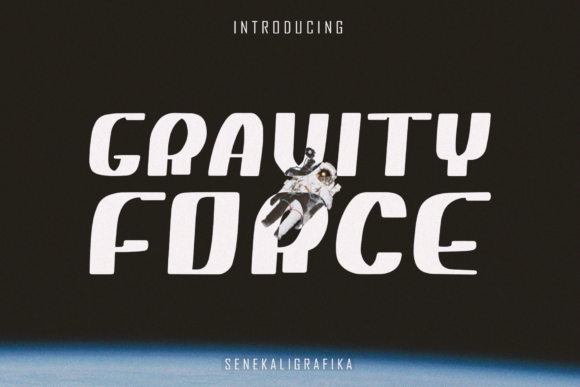 Gravity Force: A Futuristic Typeface Built for High-Impact Visual Design