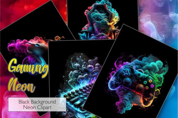 Mastering Neon Aesthetics: How Gaming PNG Sublimation Postcards Transform Digital Art into Physical Merchandise