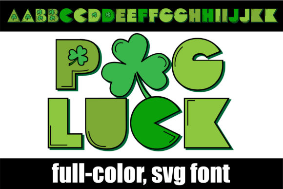 Pog Luck: Energize Your Designs with a Full-Color Gaming Display Font