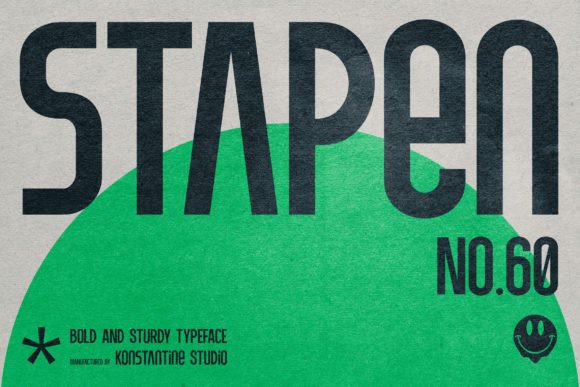 Stapen: Futuristic Fonts with Timeless Urban Vibes