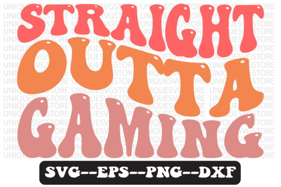 Straight Outta Gaming Retro Svg Design: Understanding the Format and When It Fits Your Projects