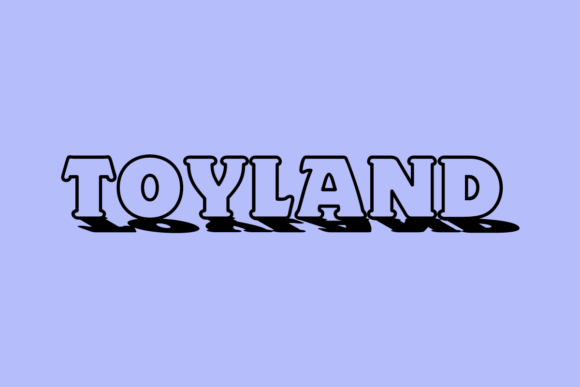 Toyland: The Cartoon Display Font That Adds Bold Character to Creative Projects