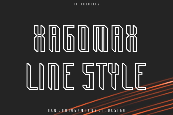 Xagomax: The Bold Gaming Font for Authentic Branding